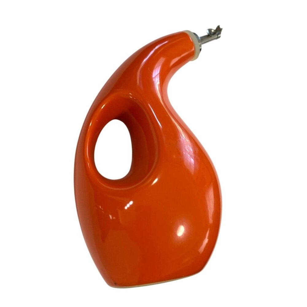Rachel Ray Oil Vinegar Dispenser H016 Orange 9 in Tall 16 oz EVOO